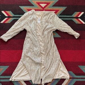 Maurices Gold Sequin Dress